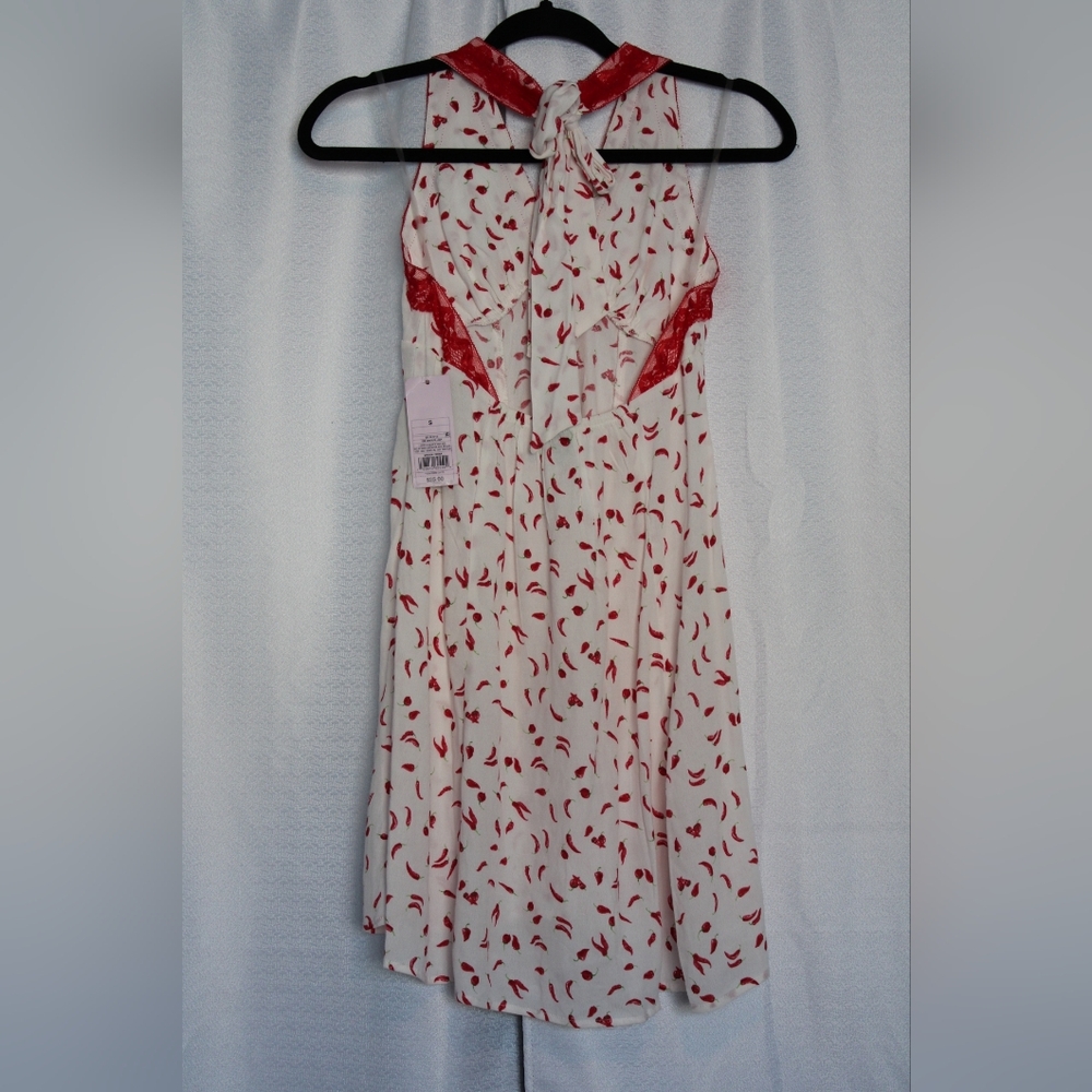 NWT Wild Fable Chili Pepper Halter Mini Dress – Size S or M - Picture 3 of 11